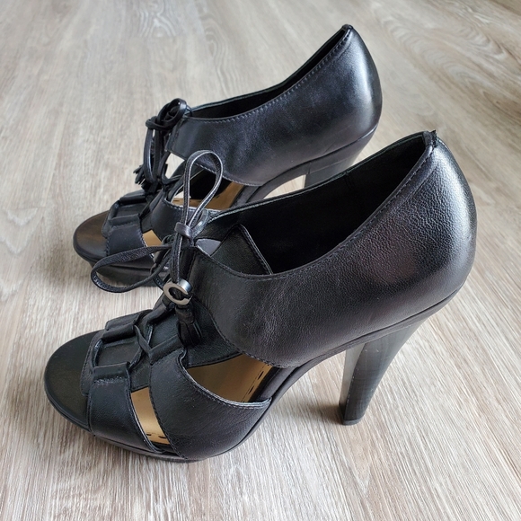 Coach Tegan Lace Up Heels - Picture 6 of 6